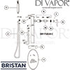 Bristan Ebony Floor Standing Bath Spares